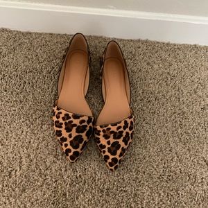 Leopard print Loft flats
